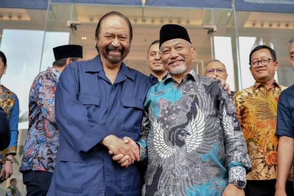Ahmad Syaikhu dan Surya Paloh