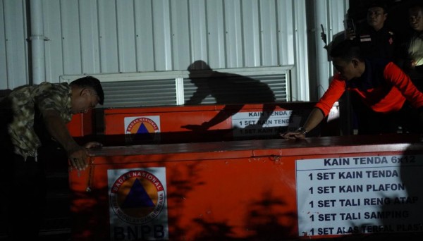 Bantuan erupsi gunung Ibu