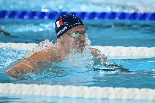 Perenang Prancis Leon Marchand