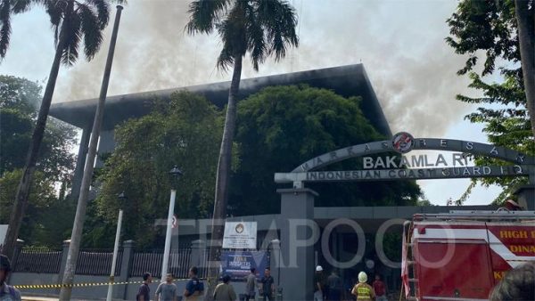 Gedung Bakamla Terbakar