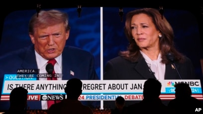 Capres Harris dan Trump