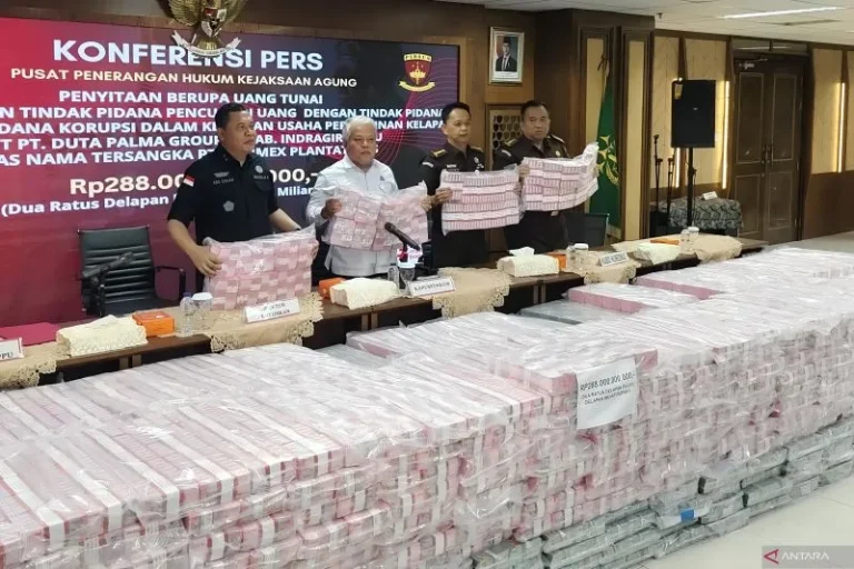 Barang Bukti Uang Korupsi