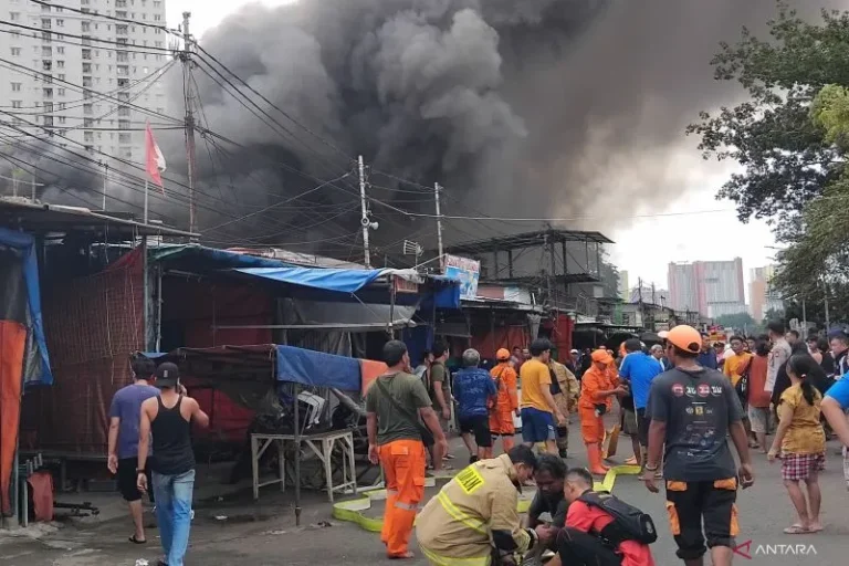 Kebakaran Kemayoran Jakarta