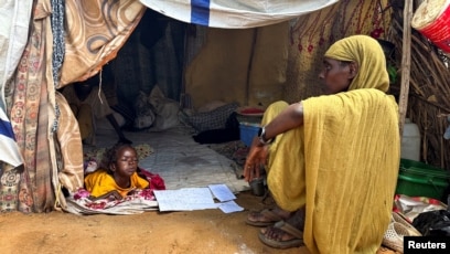 Pengungsi Sudan Di tenda