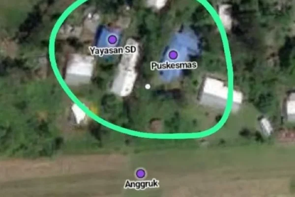 Peta Distrik Anggruk, Kabupaten Yahukimo, Papua Pegunungan