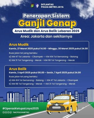 Jadwal Ganjil Genap