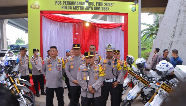 Kapolda Metro Cek Arus Balik Lebaran