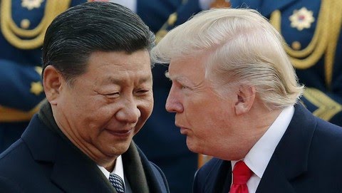 Foto: Xi Jinping dan Donald Trump