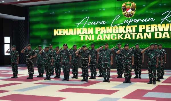 Pati TNI AD Naik Pangkat