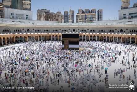 Suasana jemaah haji di Makkah