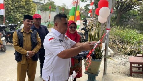 Syahrir Resmikan Posyandu