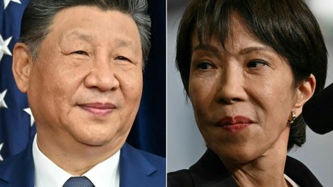 Presiden China, Xi Jinping dan PM Jepang, Sanae Takaichi