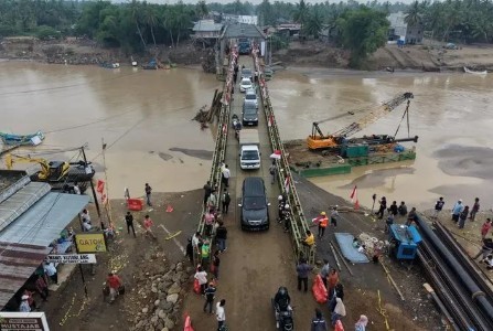 Jembatan Bailey Kutablang di Bireuen