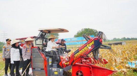 Titiek Soeharto Panen Raya Jagung di Bekasi