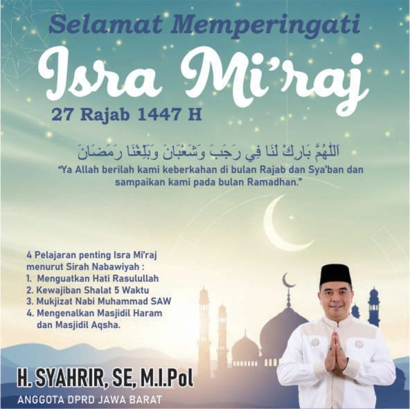 Syahrir Isra Mi'raj