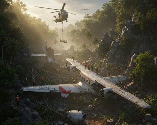 Operasi SAR Gunung Bulusaraung Resmi Ditutup, Seluruh Korban Pesawat PK-THT Berhasil Dievakuasi