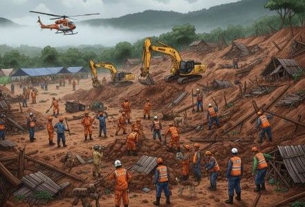 Longsor Cisarua Bandung Barat