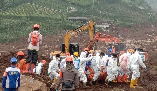 Korban Longsor Cisarua Bandung Barat
