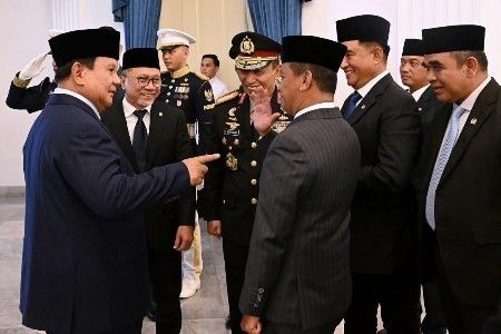 Prabowo Lantik Menteri