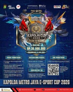Polda Metro Jaya Gelar Road to E-Sport Tournament Kapolda Cup 2026