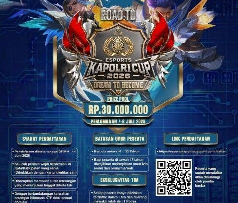 Polda Metro Jaya Gelar Road to E-Sport Tournament Kapolda Cup 2026