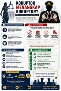 "Koruptor Menangkap Koruptor"? Potret Ironis Penegakan Hukum Indonesia: Ketika integritas jadi standar utama, hukum akan kembali jadi rumah keadilan bukan sekadar panggung kekuasaan.