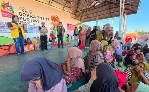 Pengungsi korban Gempa NTT