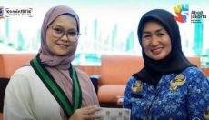 Ketua HMI cabang Jakbar Dana Nur Azizah