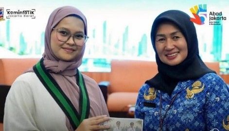 Ketua HMI cabang Jakbar Dana Nur Azizah