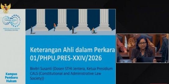 Pakar hukum tata negara Bivitri Susanti