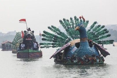 Festival Perahu Cilung 2026: 43 Perahu Olahan Sampah Meriahkan Danau Sunter