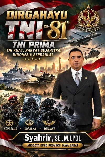 Syahrir HUT TNI