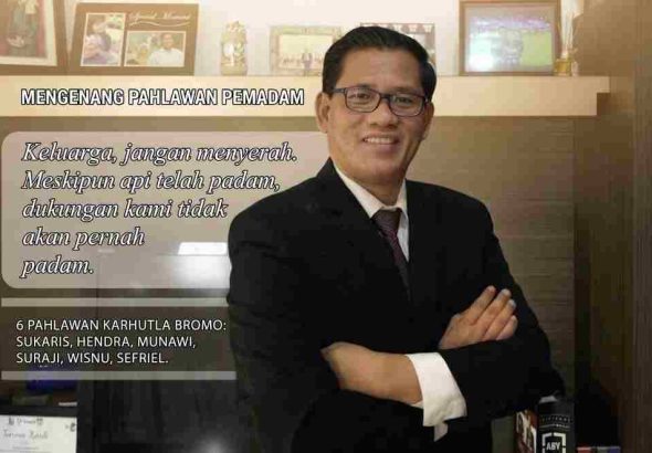 Hari Pahlawan dan penghormatan bagi keluarga petugas pemadam kebakaran hutan dan lahan.