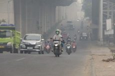 kabut asap Palembang